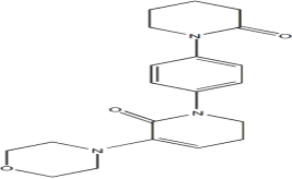 5,6-二氫-3-(4-嗎啉基)-1-[4-(2-氧代-1-哌啶基)苯基]-2(1H)-吡啶酮