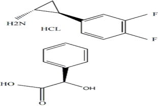 (1R,2S)-2-(3,4-二氟苯基）環(huán)丙胺（R)-扁桃酸鹽