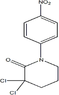 3,3-二氯-1-(4-硝基苯基)-2-哌啶酮